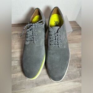 Florsheim Shoes‎ Men Size 10 Gray Suede Fuel Plain Toe Oxford II University